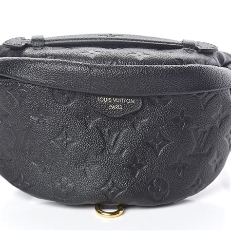 black embossed louis vuitton bag|louis vuitton empreinte bumbag black.